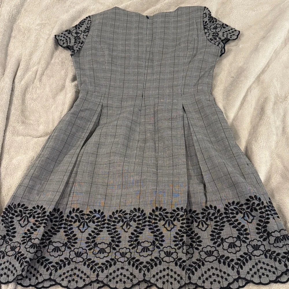 Brooks Brothers Grey Checkered Dress - Picture 3 of 4